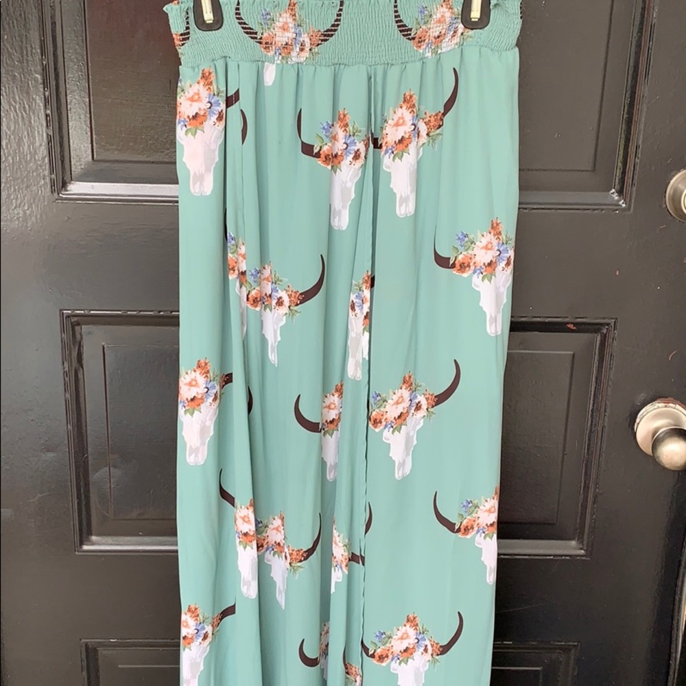 Light Blue Maxi Skirt